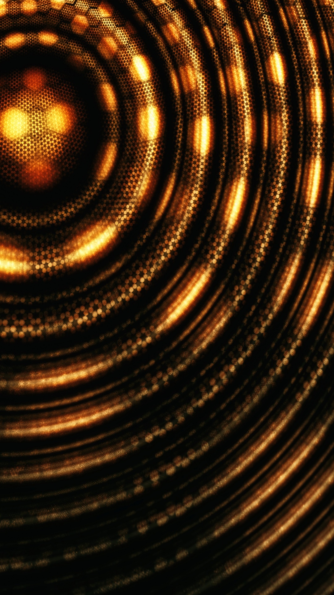 Schwarze Und Braune Runde Abbildung. Wallpaper in 1080x1920 Resolution