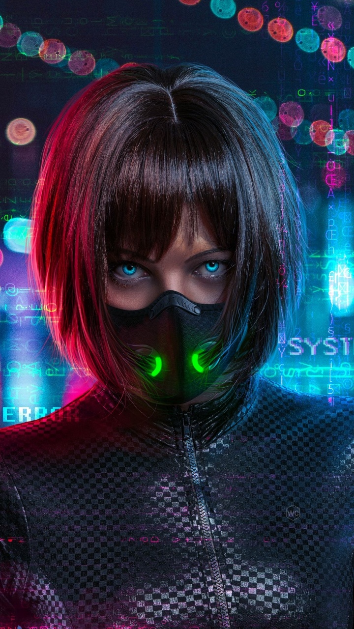 Hair, Hairstyle, Light, Purple, Eyelash. Wallpaper in 720x1280 Resolution