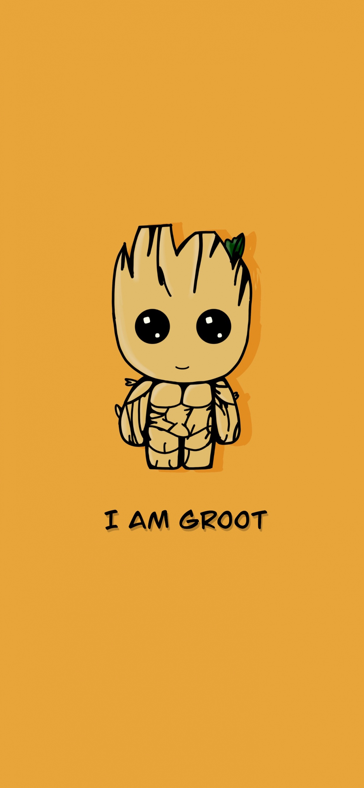 Guardians of The Galaxy, Groot, Cartoon, Marvel Comics, Rocket Raccoon. Wallpaper in 1242x2688 Resolution