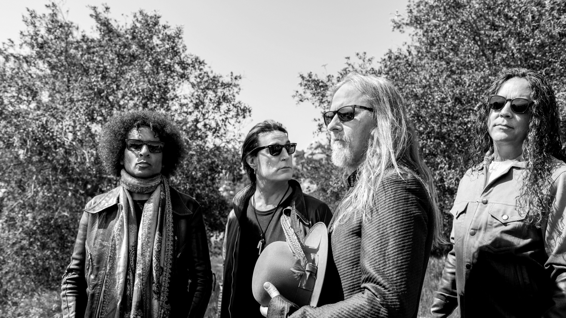 Alice in Ketten, Grunge, Soziale Gruppe, Monochrom, Familie. Wallpaper in 1920x1080 Resolution