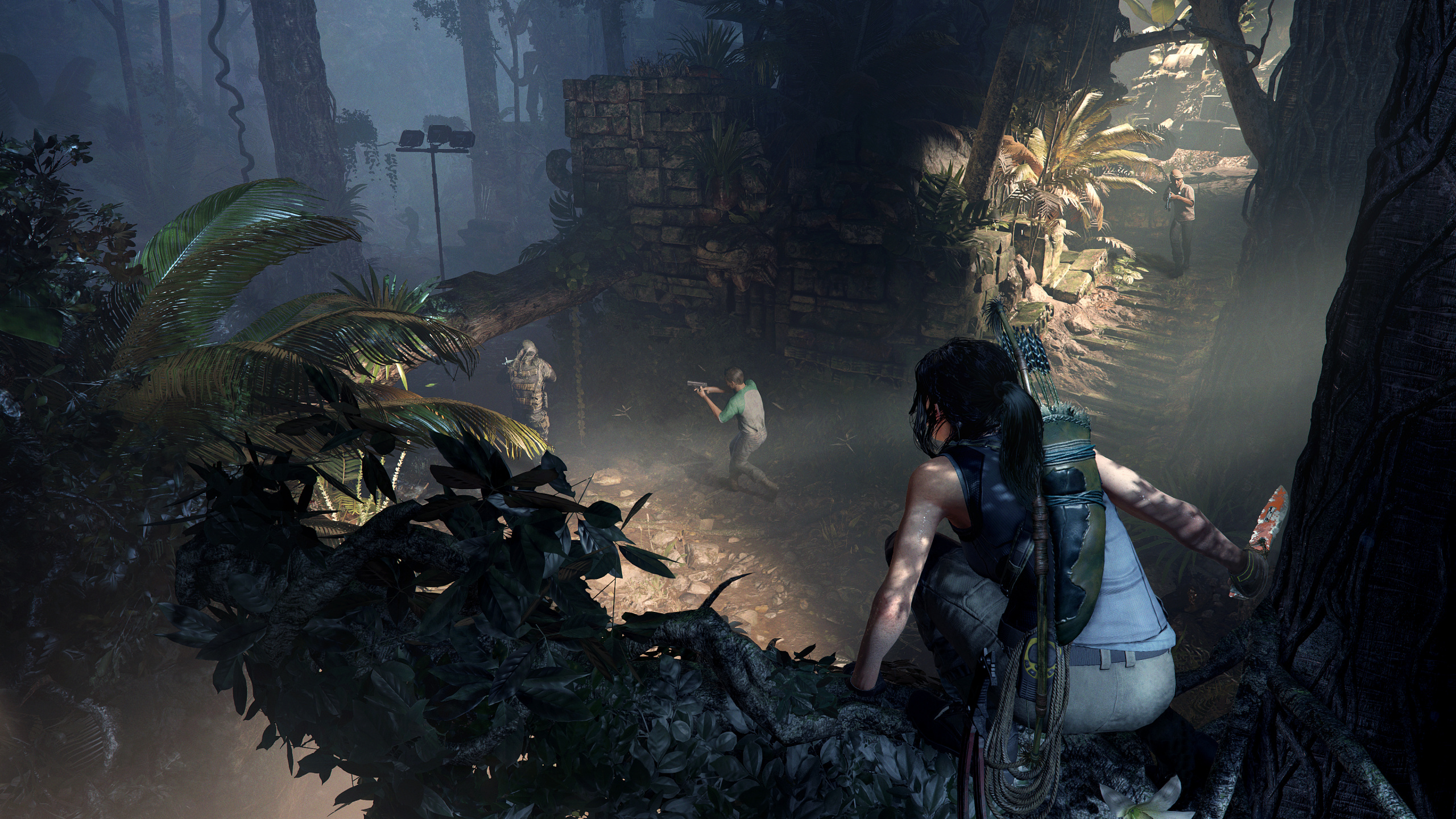 Shadow of The Tomb Raider, Tomb Raider, Lara Croft, pc Game, Adventure Game. Wallpaper in 2560x1440 Resolution