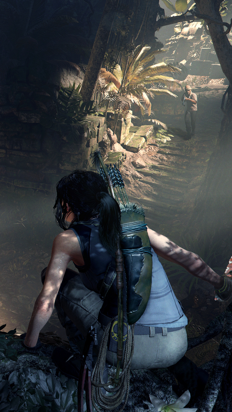 Shadow of The Tomb Raider, Tomb Raider, Lara Croft, Jeu Pc, Jeu D'aventure. Wallpaper in 750x1334 Resolution