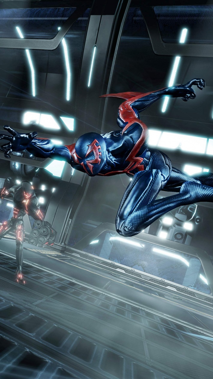 Spider-Man-Edge of Time, Spider-man, Spider-Man-Shattered Dimensions, Beenox, The Amazing Spider-Man. Wallpaper in 720x1280 Resolution