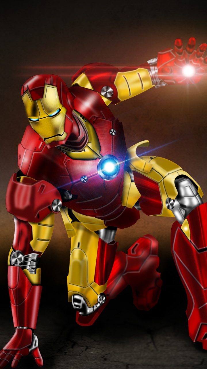 Red and Yellow Robot Toy. Wallpaper in 720x1280 Resolution