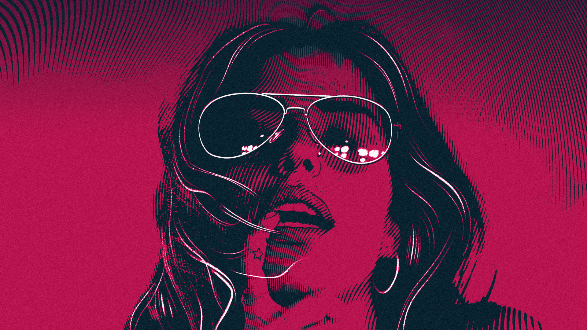 视觉艺术, 护目镜, 太阳镜, 艺术, 品红色 壁纸 1920x1080 允许