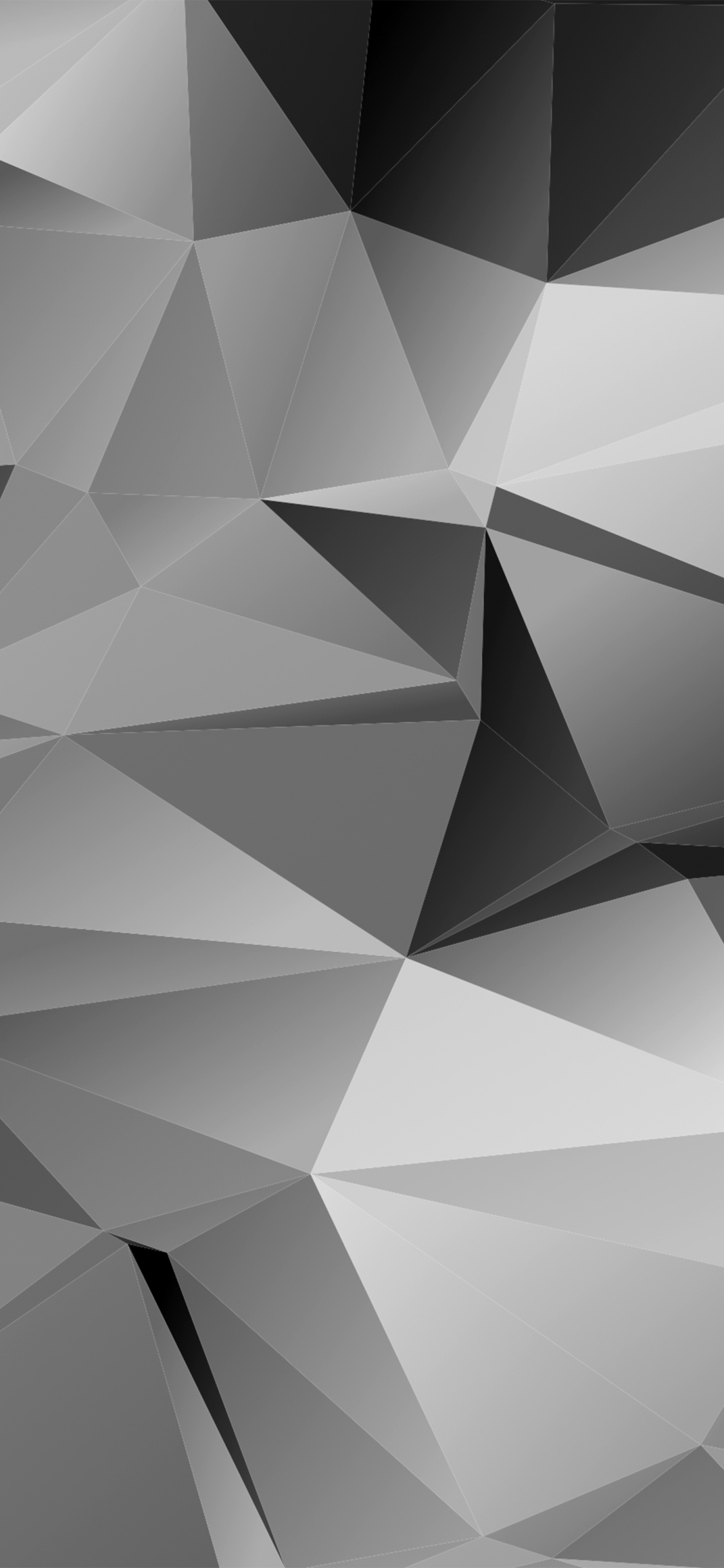 Pintura Abstracta en Blanco y Negro. Wallpaper in 1125x2436 Resolution