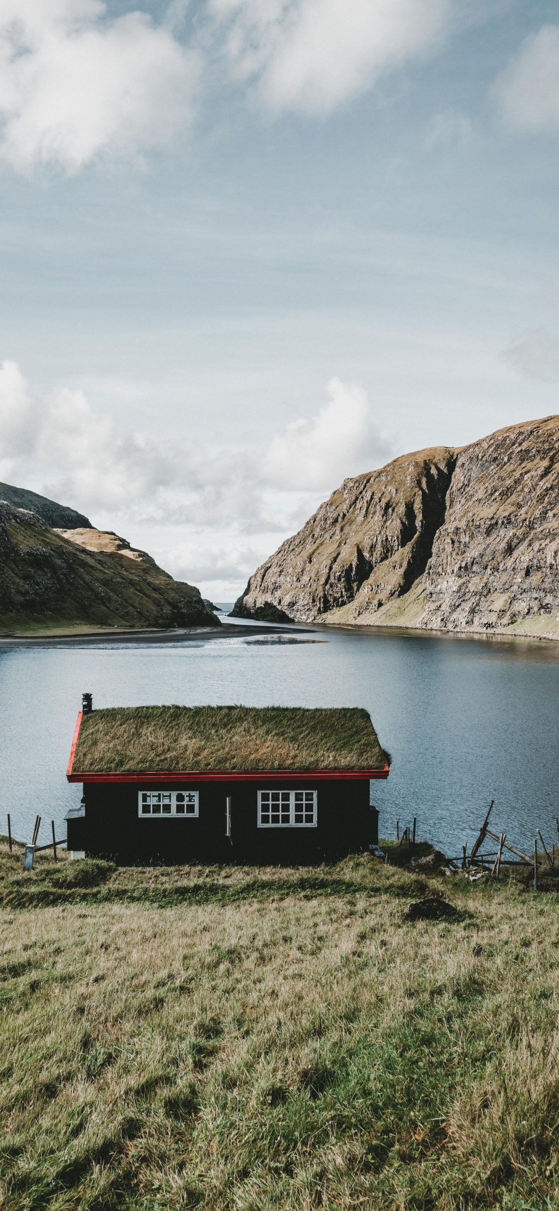 Faroe Islands, Island, Atlantic Ocean, Water, Cloud. Wallpaper in 1125x2436 Resolution