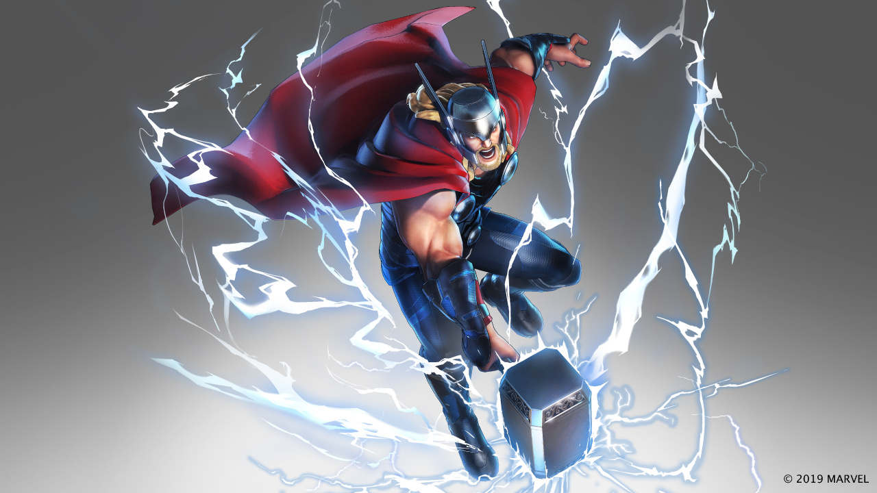 Thor, Marvel Ultimate Alliance, Spider-man, Graphic Design, Superhero. Wallpaper in 1280x720 Resolution