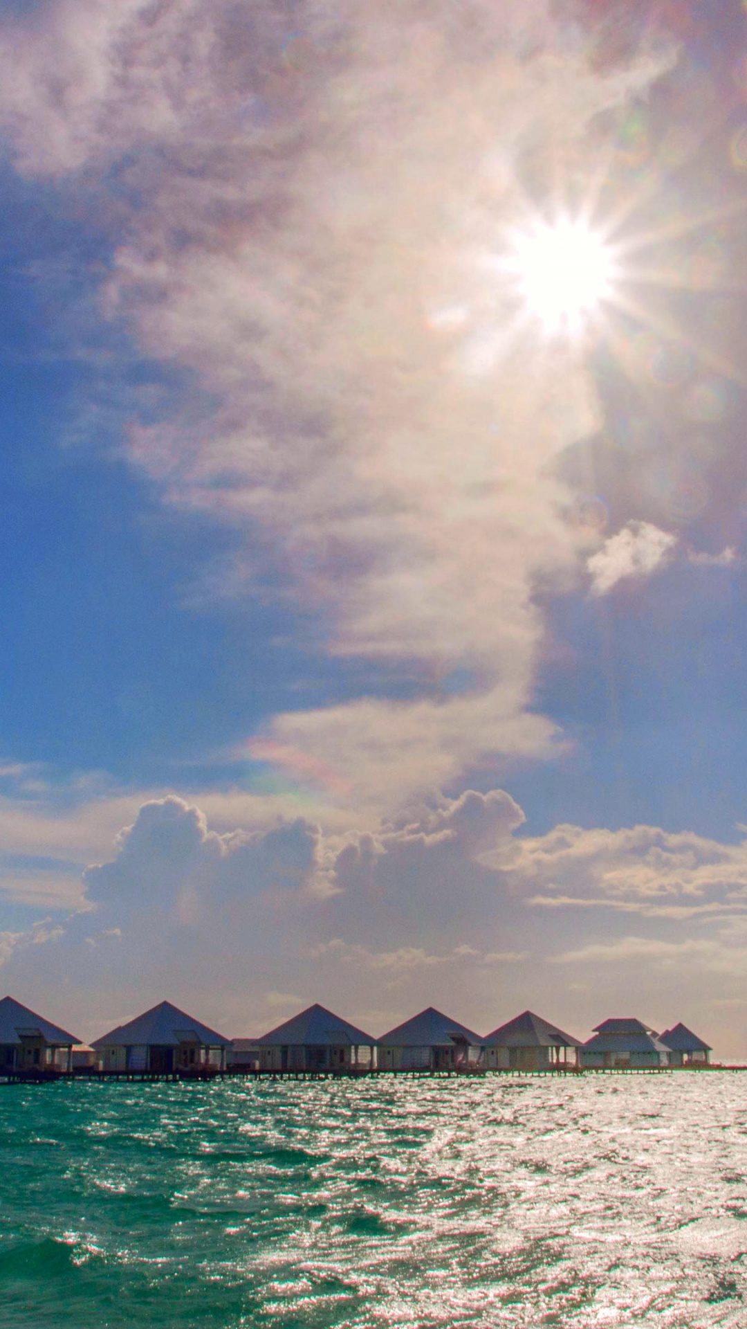 大海, 马尔代夫, 性质, 热带地区, 海洋 壁纸 1080x1920 允许