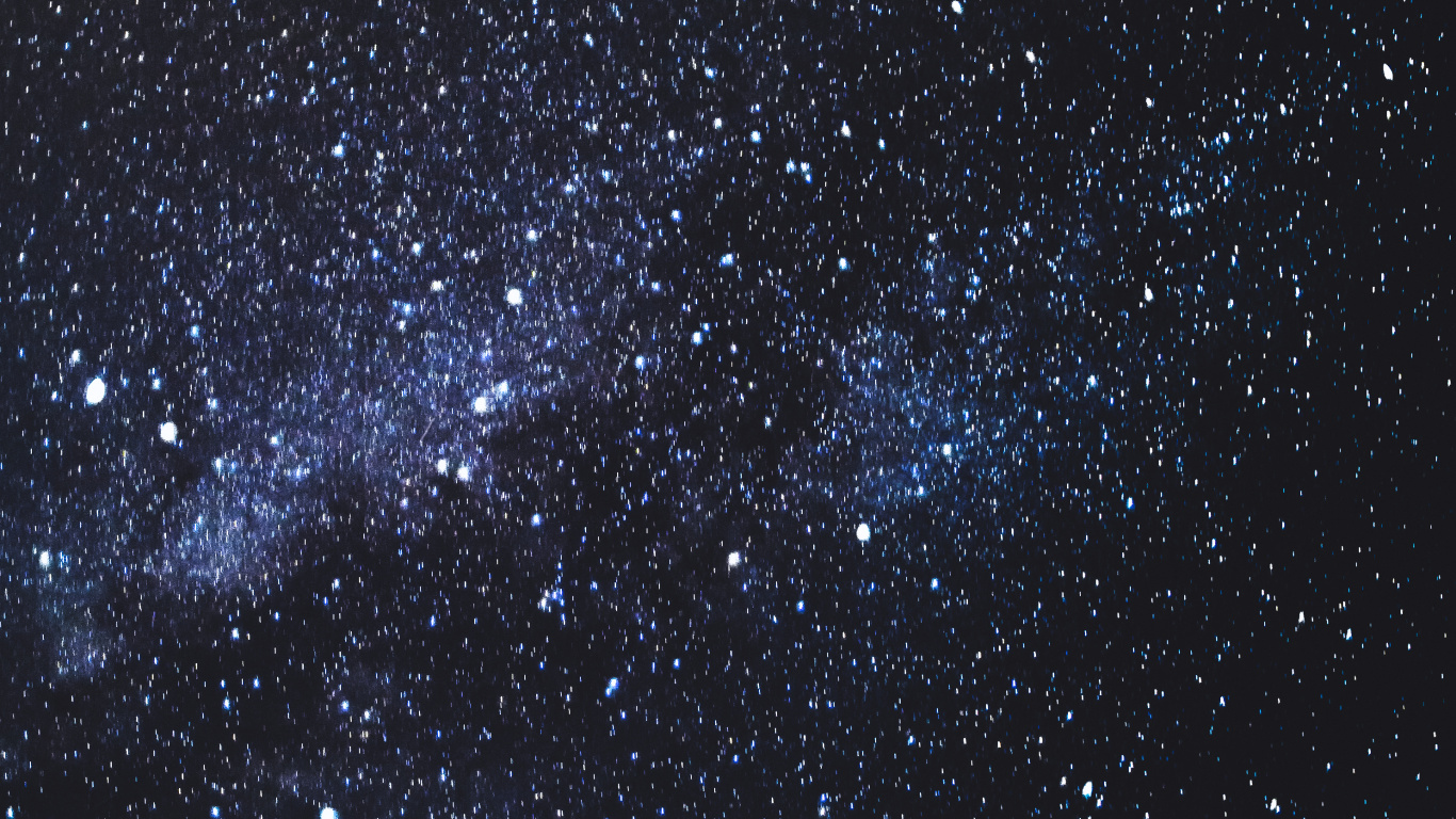 Sternenhimmel Während Der Nacht. Wallpaper in 1366x768 Resolution