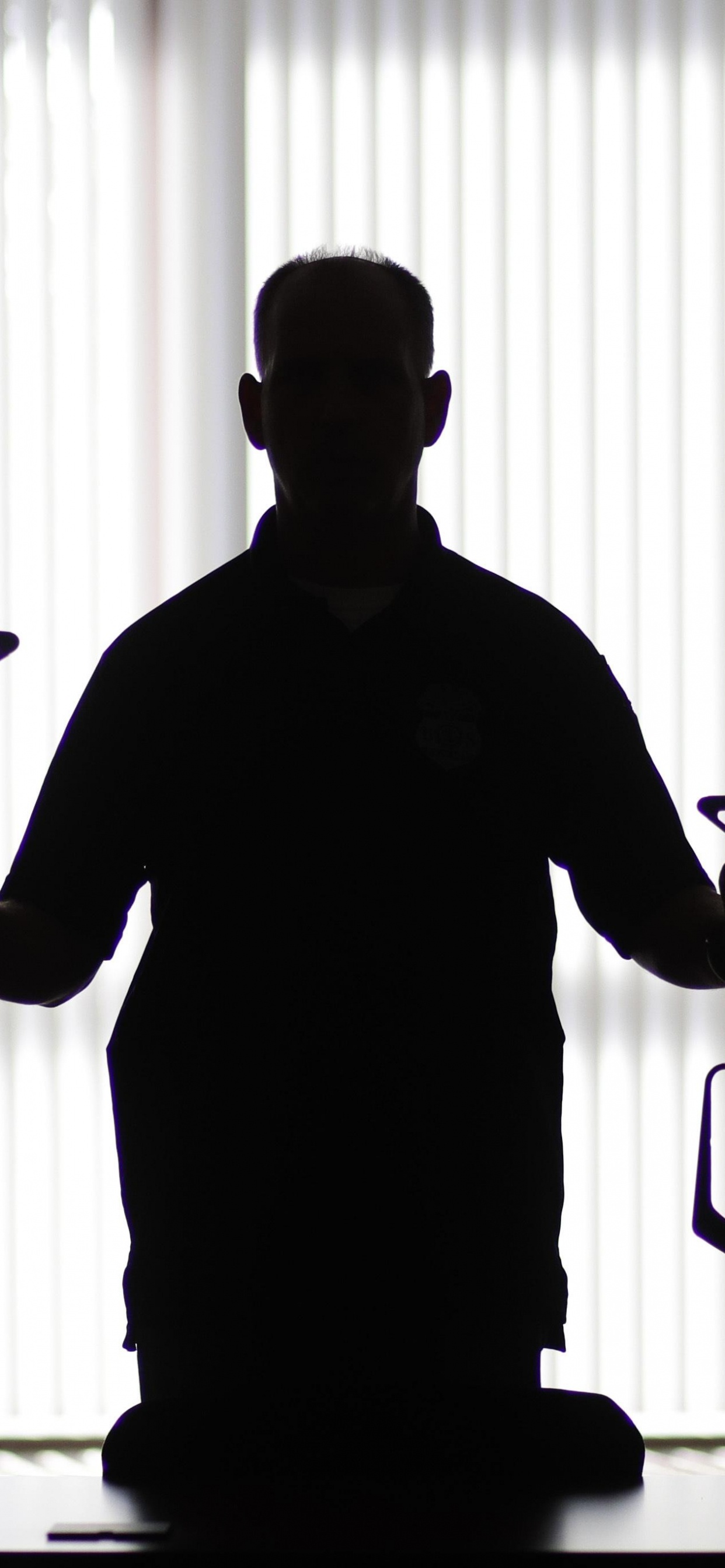 Ghost Gun, Microphone Stand, Music, Musical Instrument, Silhouette. Wallpaper in 1242x2688 Resolution