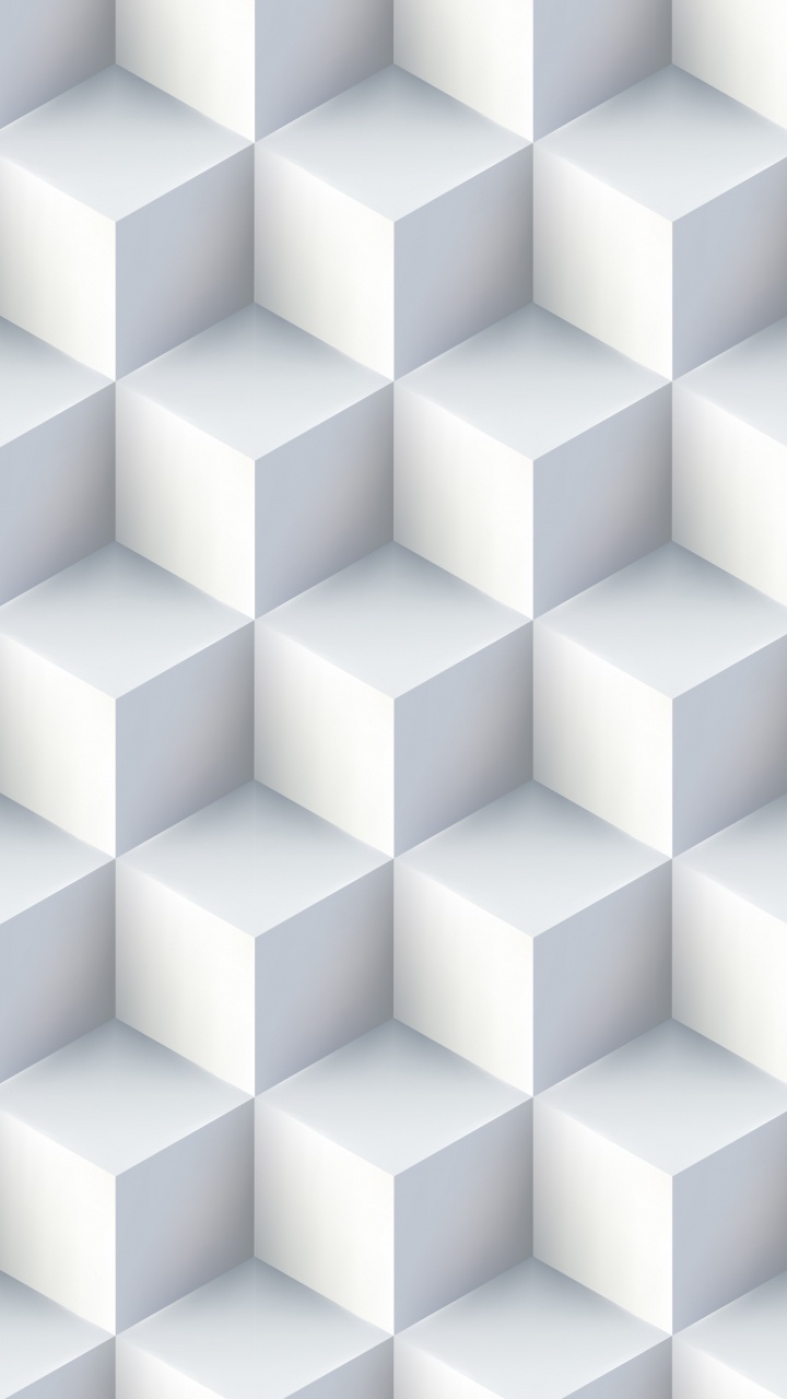 White and Gray Square Pattern. Wallpaper in 720x1280 Resolution