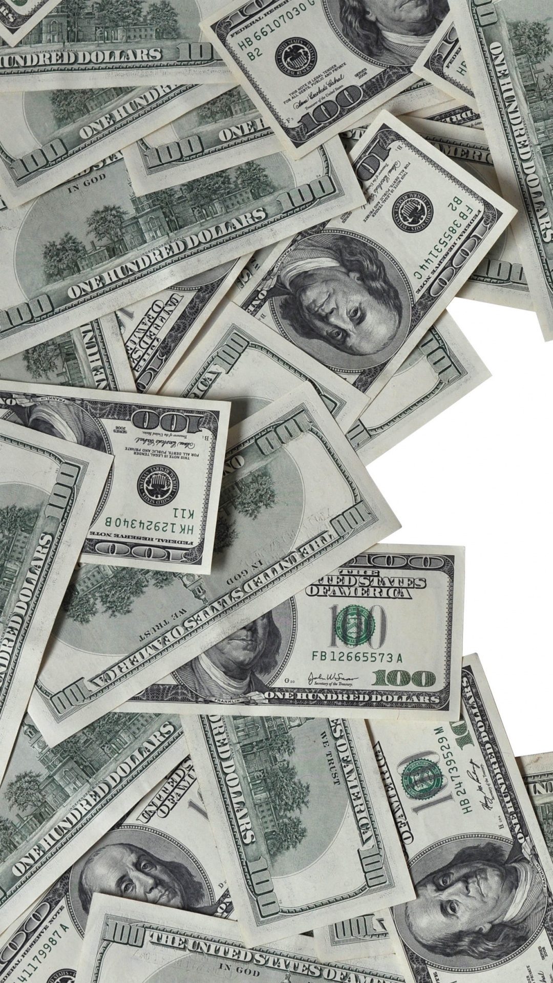 1 Billete de un Dólar Estadounidense. Wallpaper in 1080x1920 Resolution