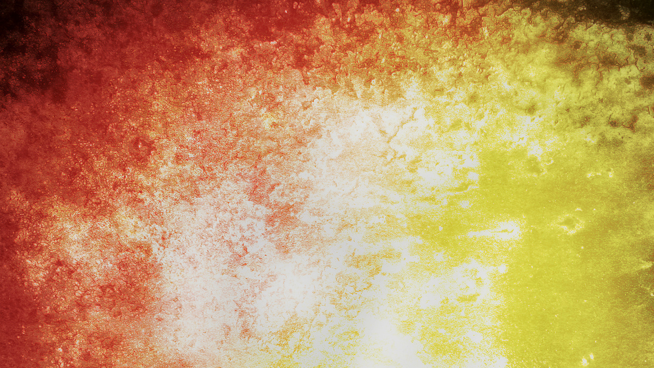 Gelbe Und Rote Abstrakte Malerei. Wallpaper in 1280x720 Resolution