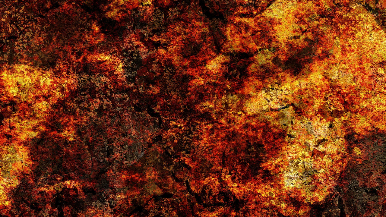 Peinture Abstraite Marron et Jaune. Wallpaper in 1280x720 Resolution