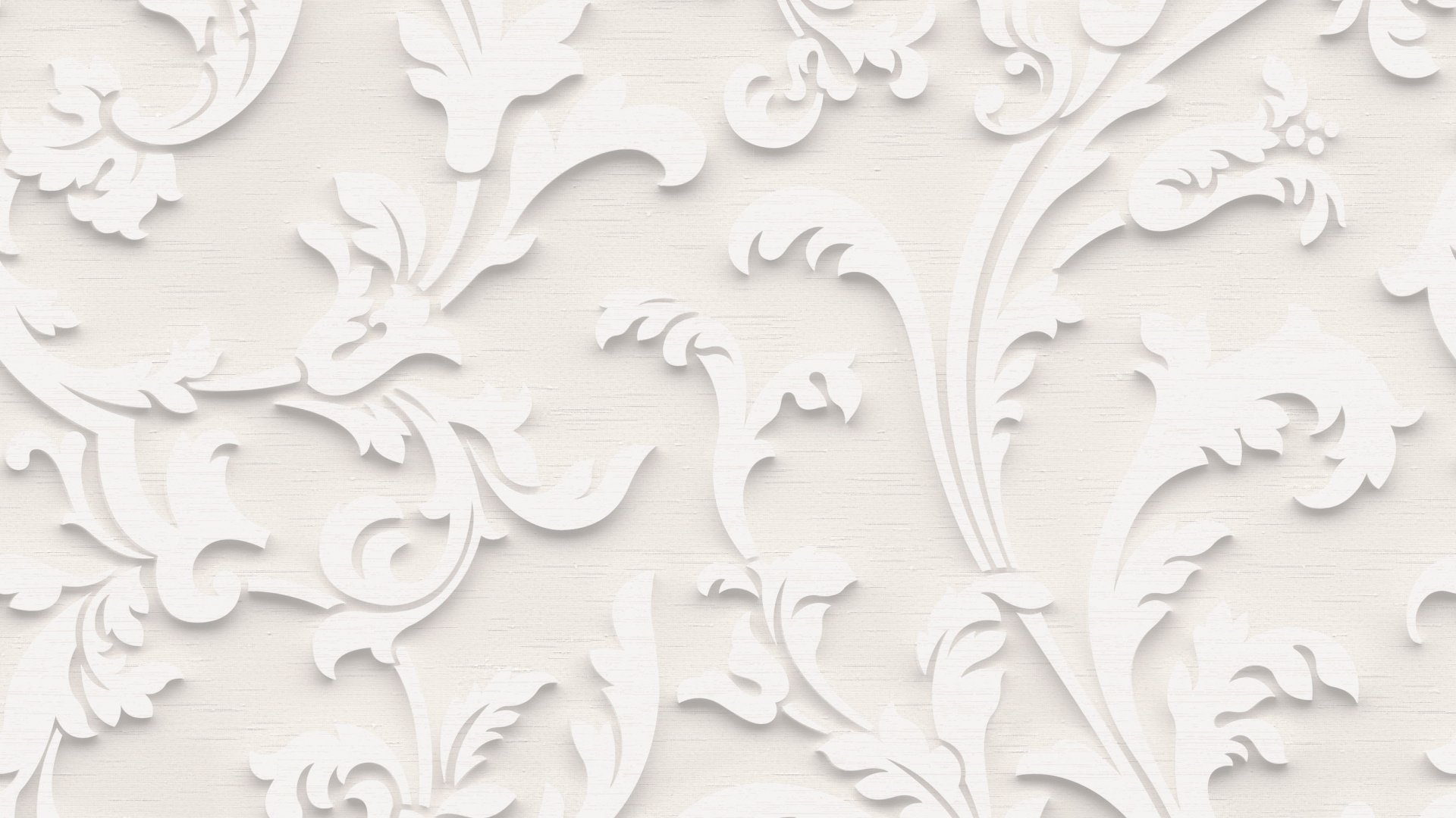 Weißes Und Graues Florales Textil. Wallpaper in 1920x1080 Resolution