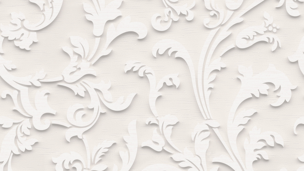 Textile Fleuri Blanc et Gris. Wallpaper in 1280x720 Resolution