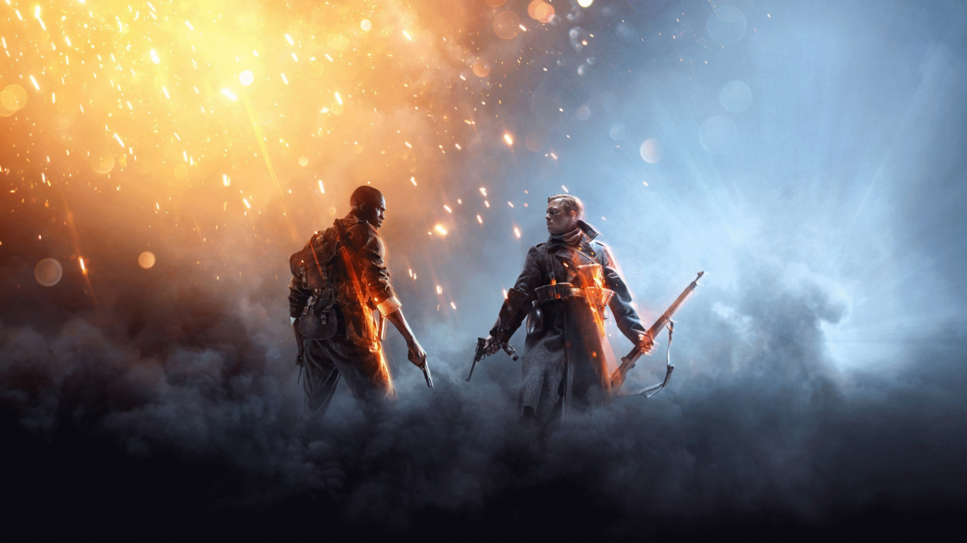 Battlefield 1, Battlefield 1942, Xbox One, ea Dice, Playstation 4. Wallpaper in 1366x768 Resolution