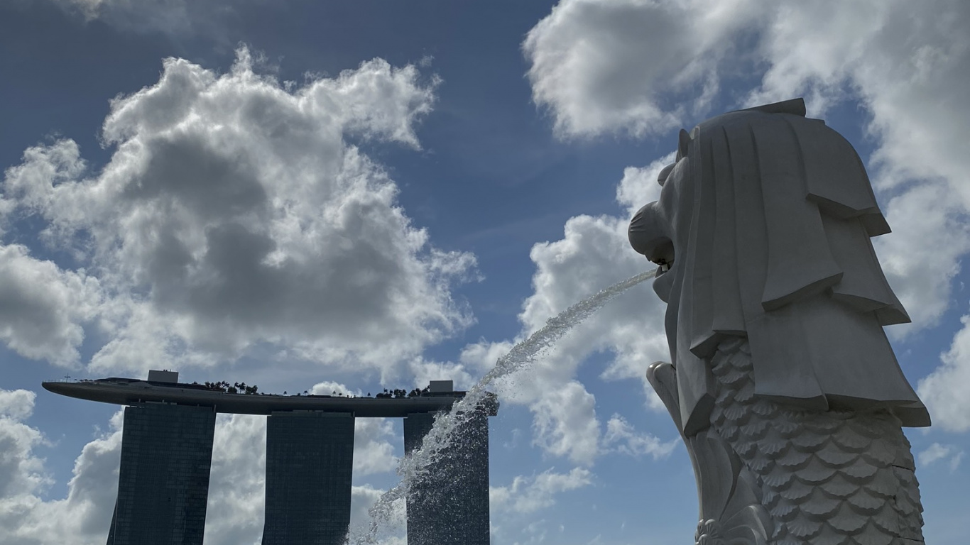 Singapur, Marina Bay Sands, El Marina Bay Sands De Singapur, Agua, Líquido. Wallpaper in 1366x768 Resolution