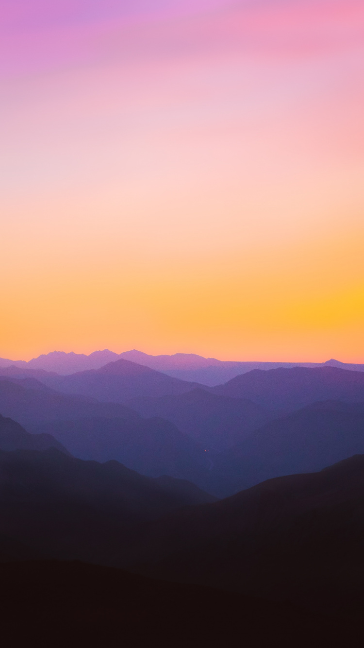 Ambiente, Afterglow, Paisaje Natural, Atardecer, la Luz Del Sol. Wallpaper in 750x1334 Resolution