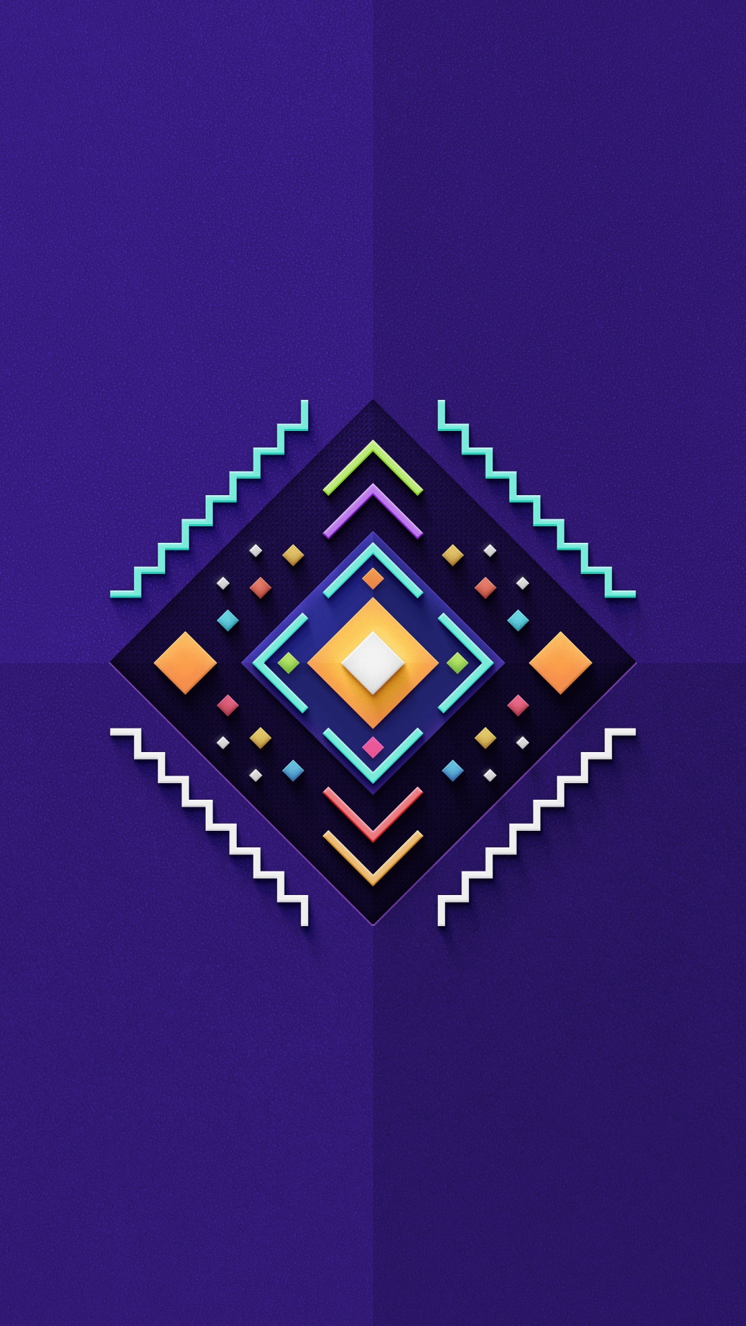 Symmetry, Minecraft, Triangle, Rectangle, Parallels. Wallpaper in 1080x1920 Resolution