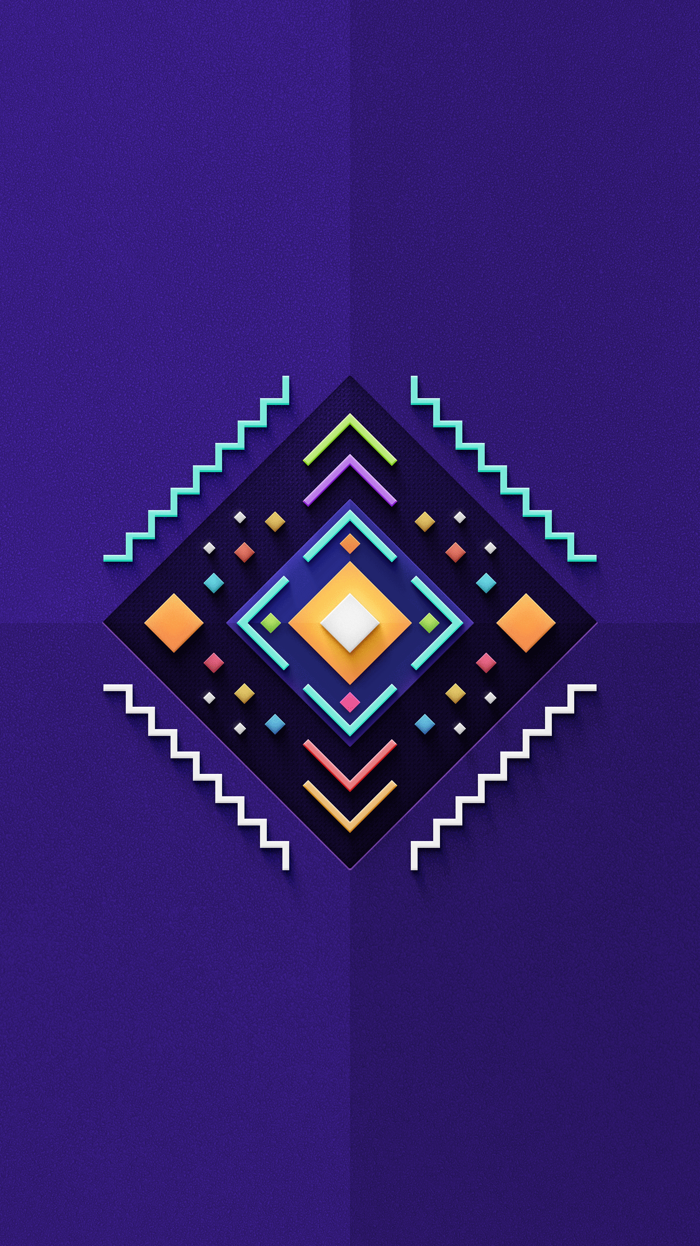 Symmetry, Minecraft, Triangle, Rectangle, Parallels. Wallpaper in 1440x2560 Resolution