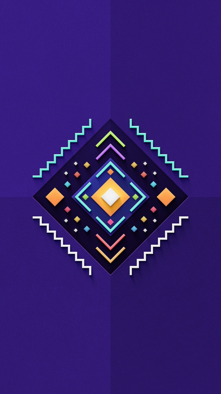 Symmetry, Minecraft, Triangle, Rectangle, Parallels. Wallpaper in 720x1280 Resolution