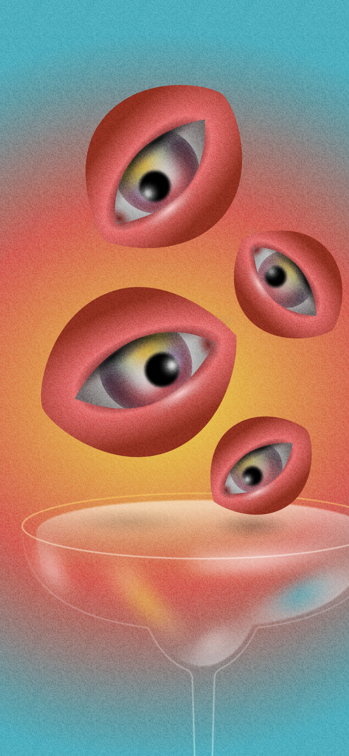 橙色, 鼻子, 眉毛, 人类的身体, 粉红色 壁纸 1125x2436 允许