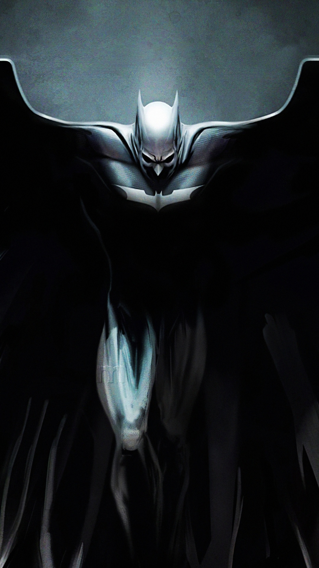蝙蝠侠, 黑暗骑士的三部曲, 艺术, 分形技术, 翼 壁纸 1080x1920 允许