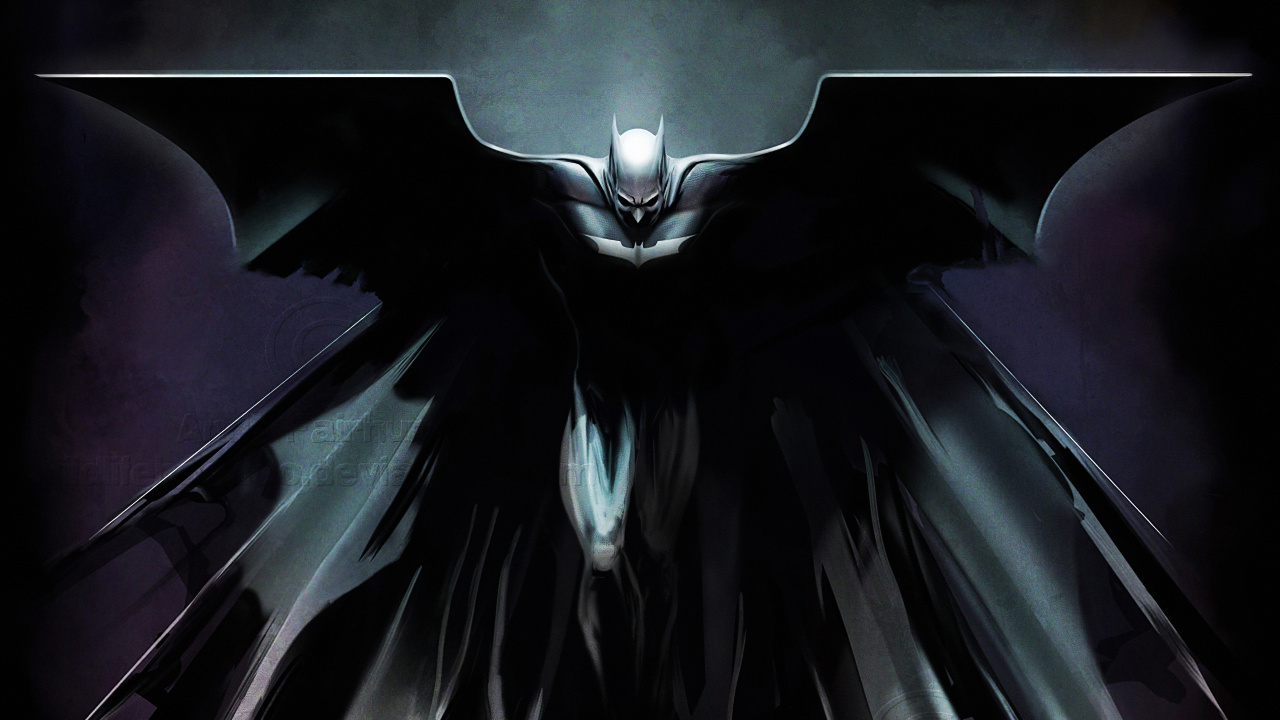 蝙蝠侠, 黑暗骑士的三部曲, 艺术, 分形技术, 翼 壁纸 1280x720 允许