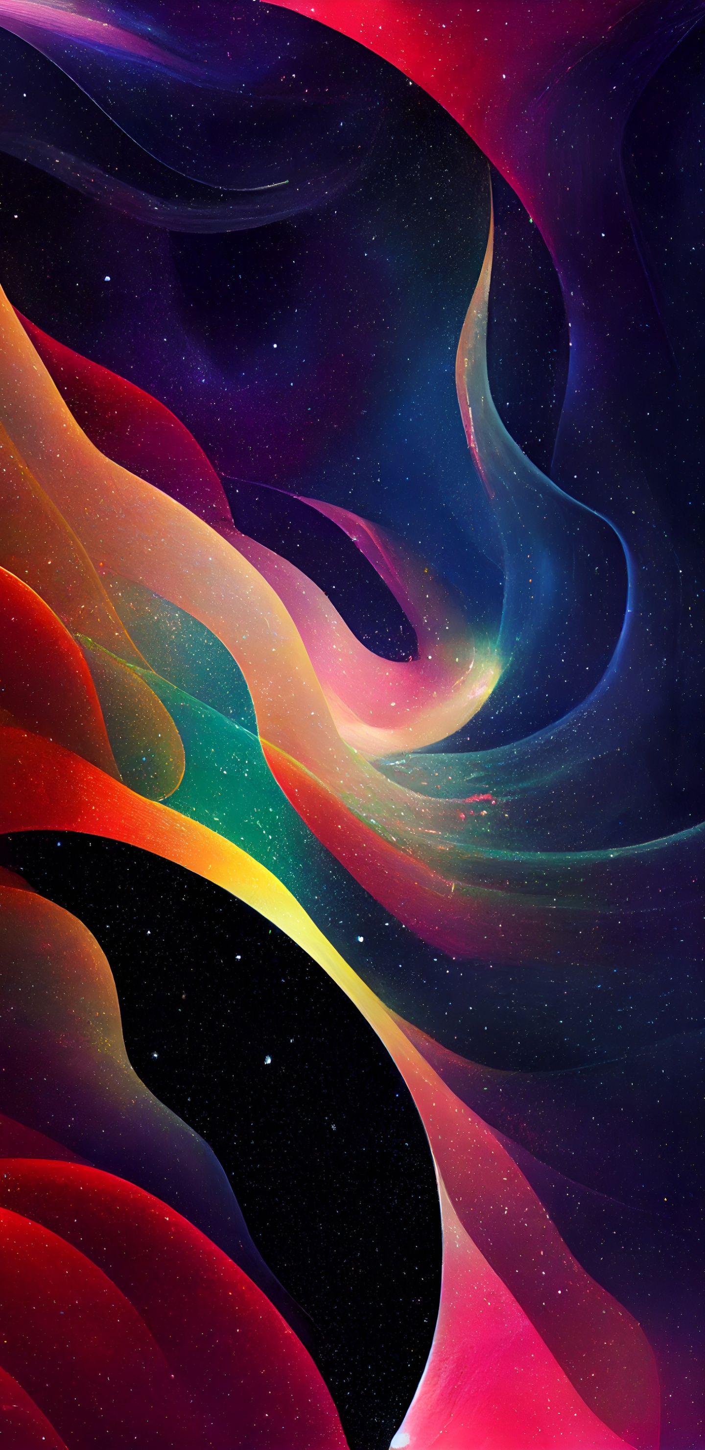 Ios, Agua, Morado, Arte, Magenta. Wallpaper in 1440x2960 Resolution