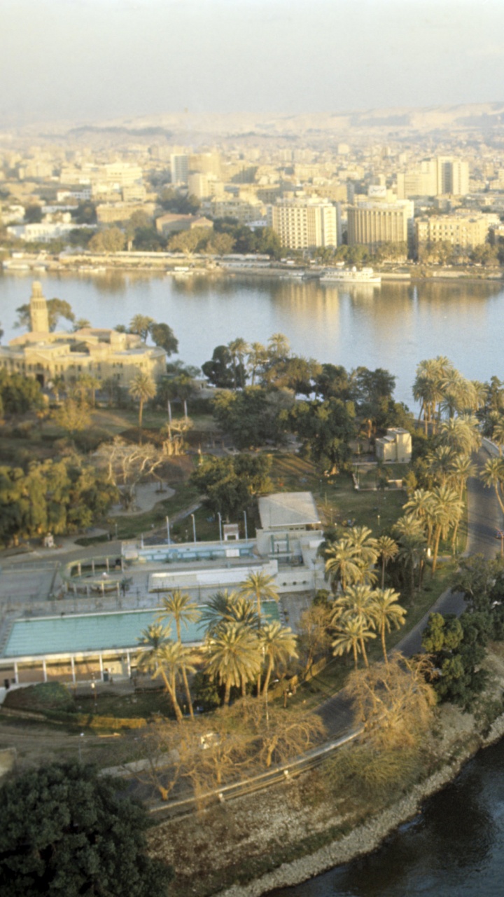 Aerial View of City Buildings and River During Daytime. Wallpaper in 720x1280 Resolution