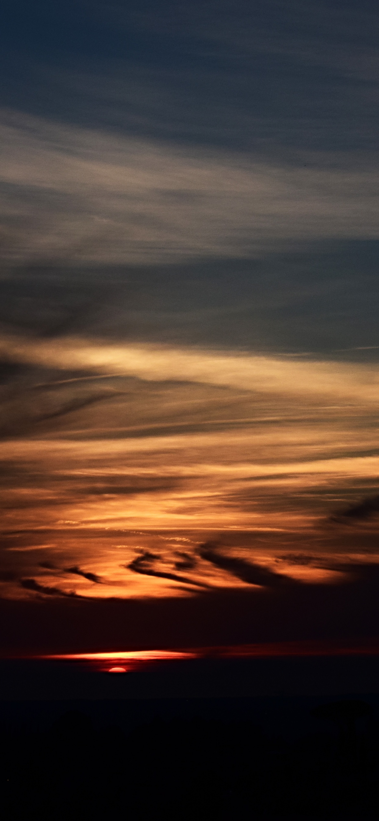Sunset, Horizon, Cloud, Afterglow, Dusk. Wallpaper in 1242x2688 Resolution