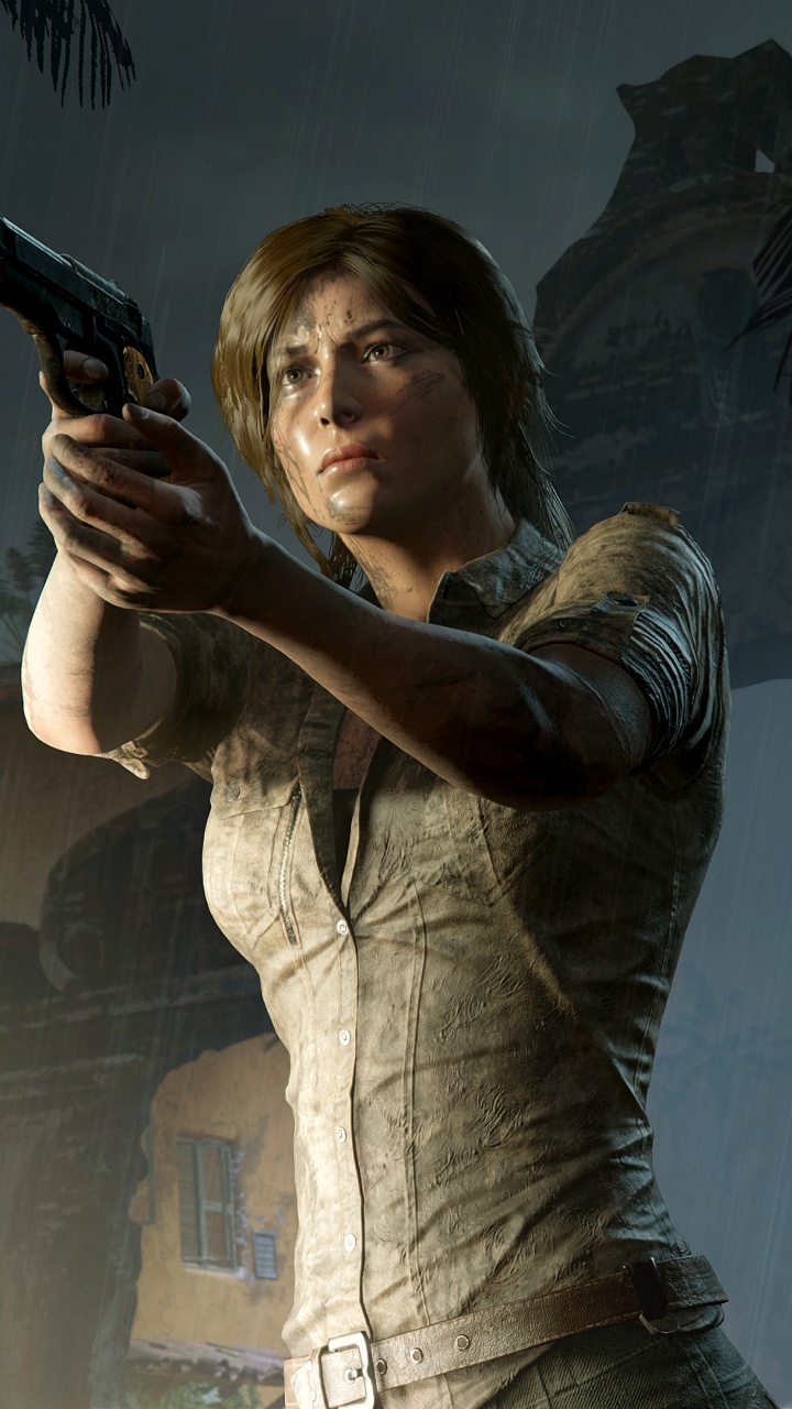 Shadow of The Tomb Raider, Tomb Raider, Lara Croft, Playstation 4, Xbox One. Wallpaper in 720x1280 Resolution