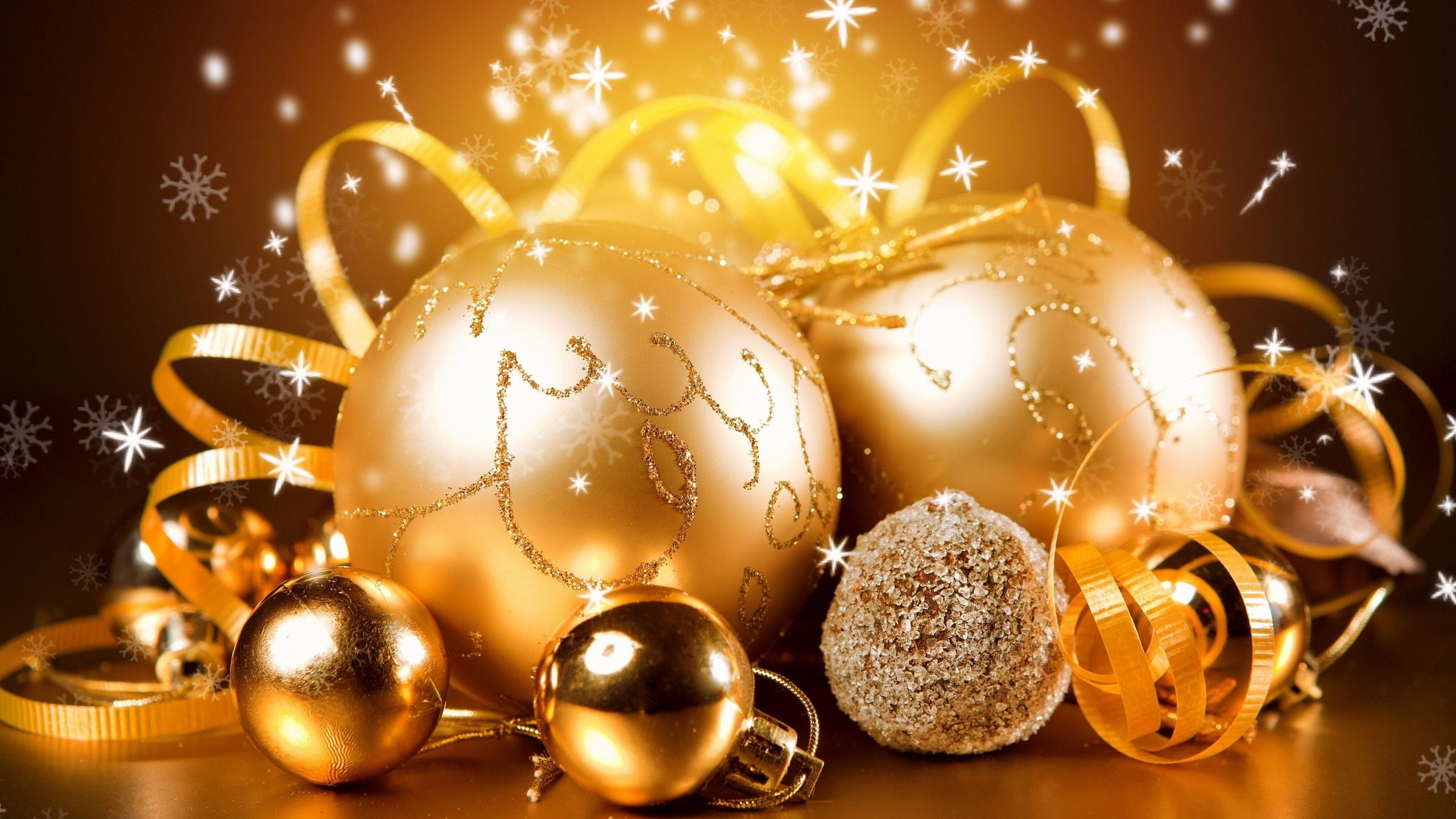 Le Jour De Noël, Ornement de Noël, Nouvelle Année, Décoration de Noël, Sphère. Wallpaper in 2560x1440 Resolution