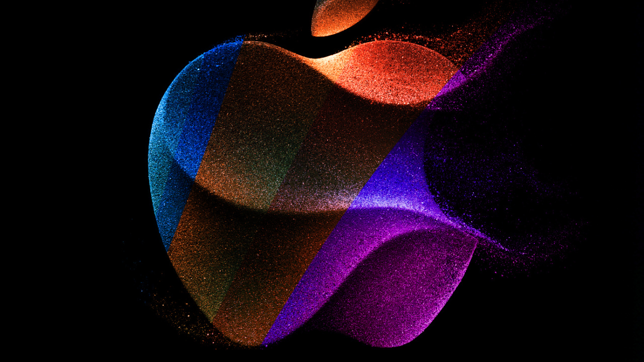 Apple Event 2023, Apples, Gas, Tints and Shades, Electric Blue. Wallpaper in 1280x720 Resolution