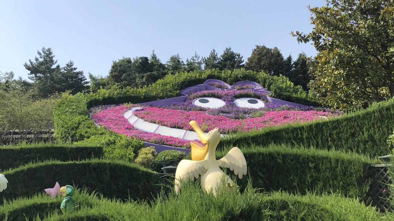 草, 草坪, 聚氨酯泡沫枪025st, 灌木, 花园 壁纸 1366x768 允许