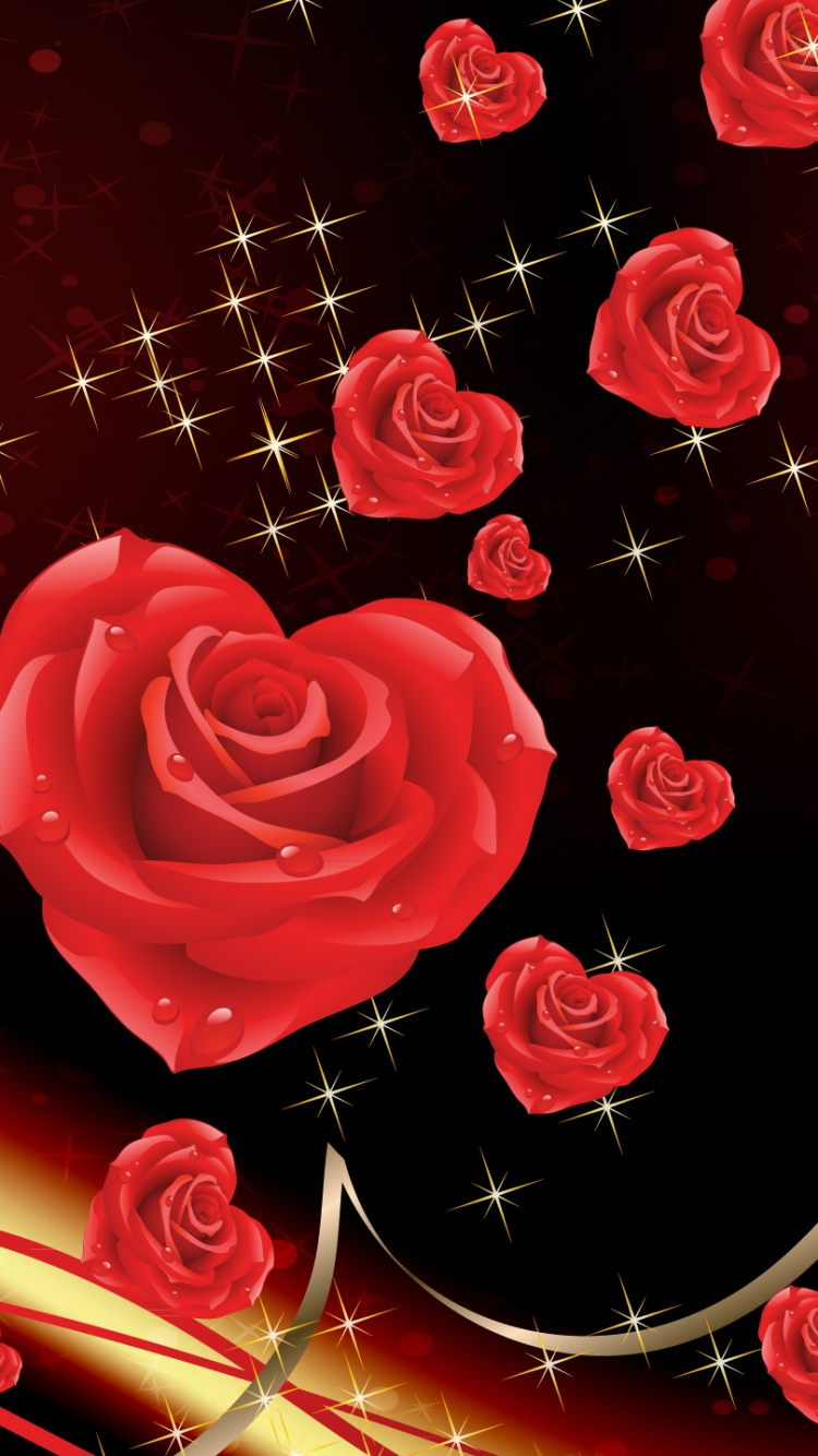 Herzen, Valentines Tag, Organ, Liebe, Romantik. Wallpaper in 750x1334 Resolution