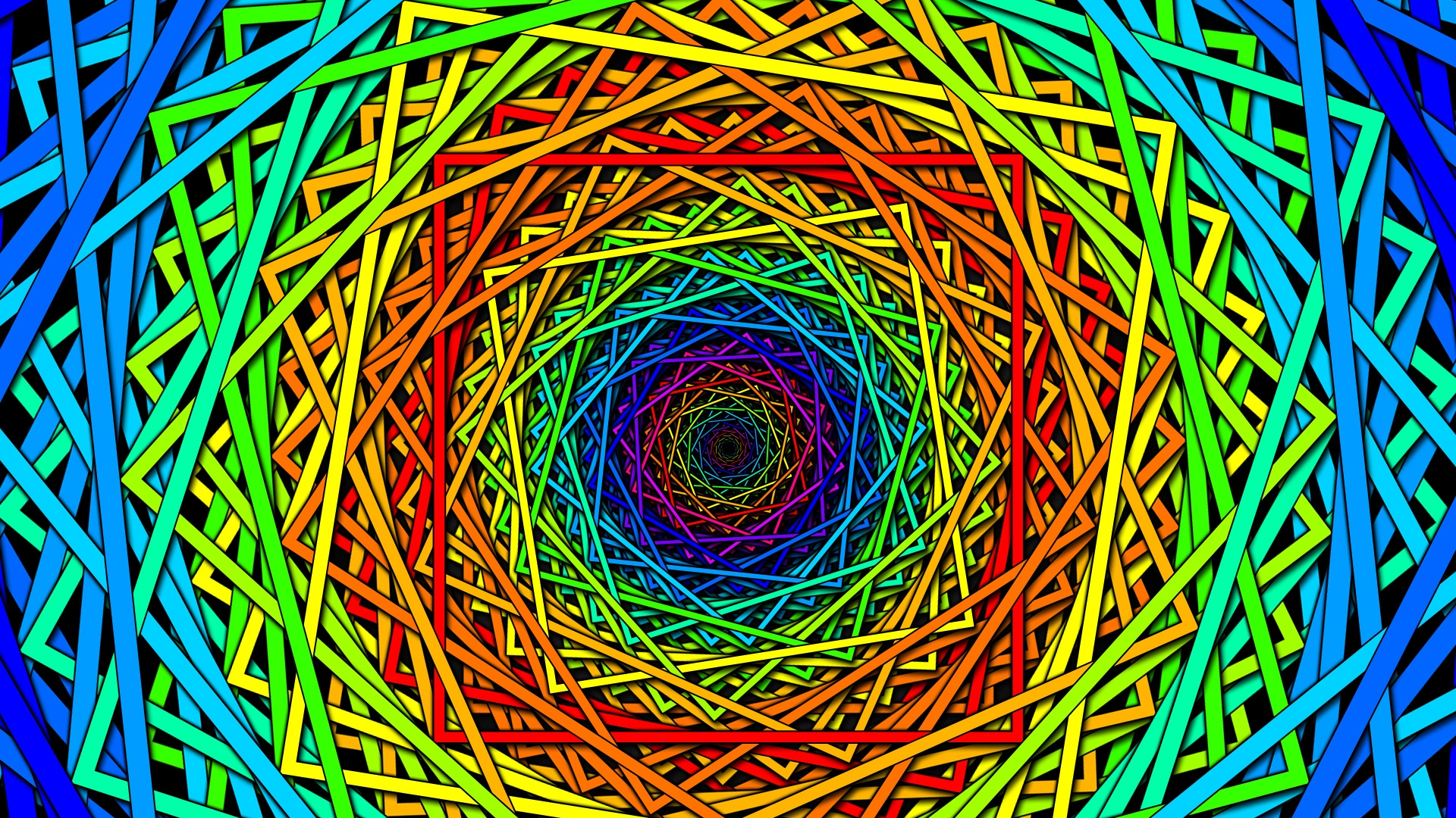 Red Yellow and Blue Round Light. Wallpaper in 1920x1080 Resolution