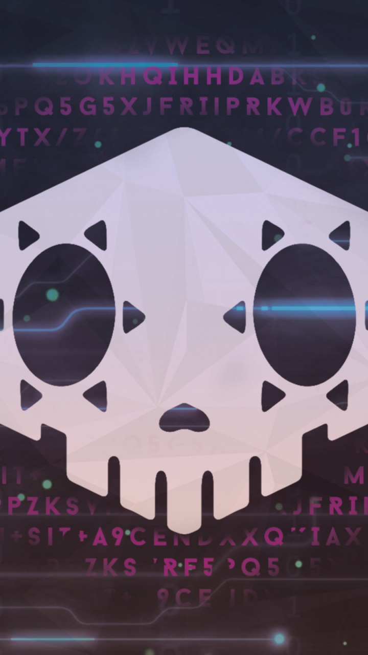 Schwarzes Und Weißes Rundes Logo. Wallpaper in 720x1280 Resolution