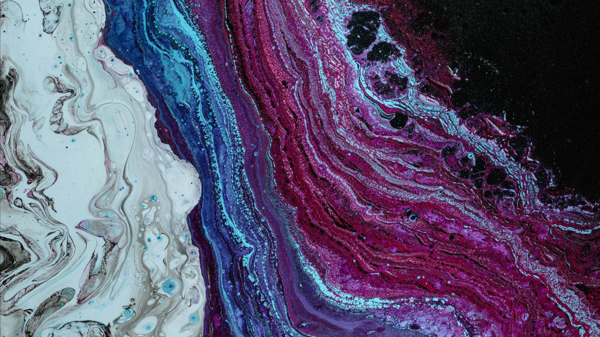 Farbe, Purpur, Pink, Blau, Wasser. Wallpaper in 1920x1080 Resolution