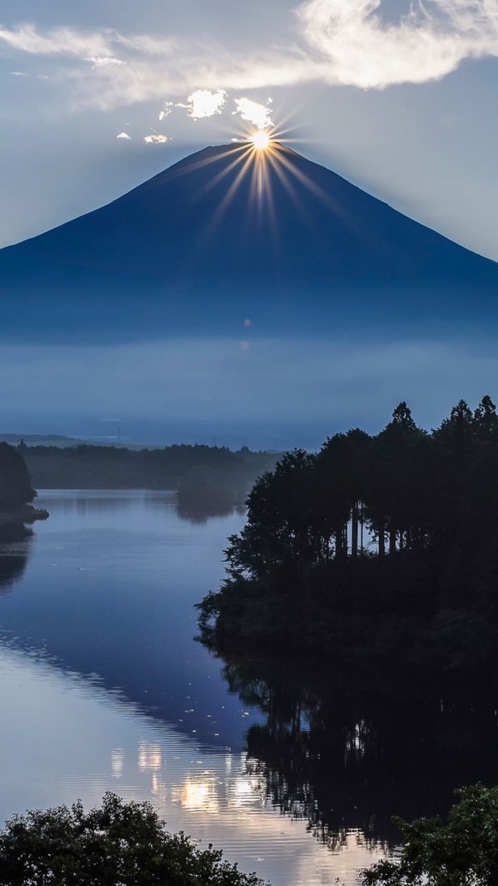 富士山, 性质, 成层, 自然景观, 多山的地貌 壁纸 720x1280 允许