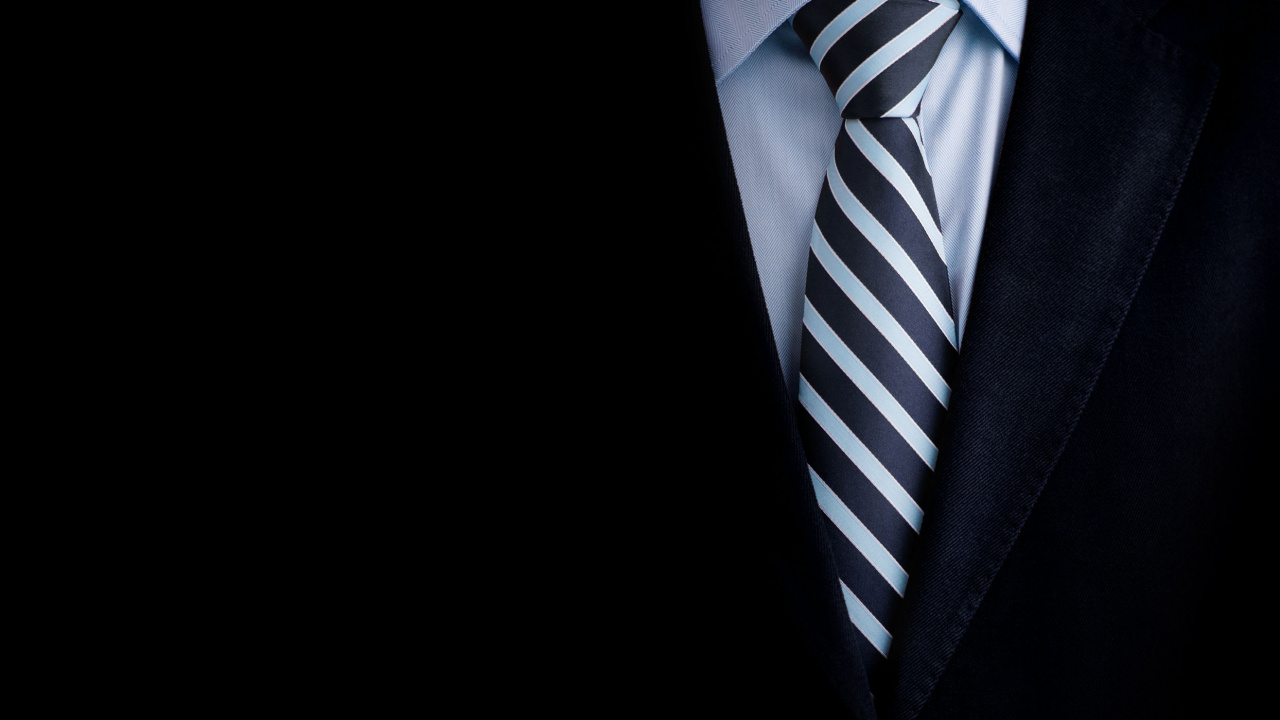 Suit, Necktie, Tuxedo, Black, Monochrome. Wallpaper in 1280x720 Resolution