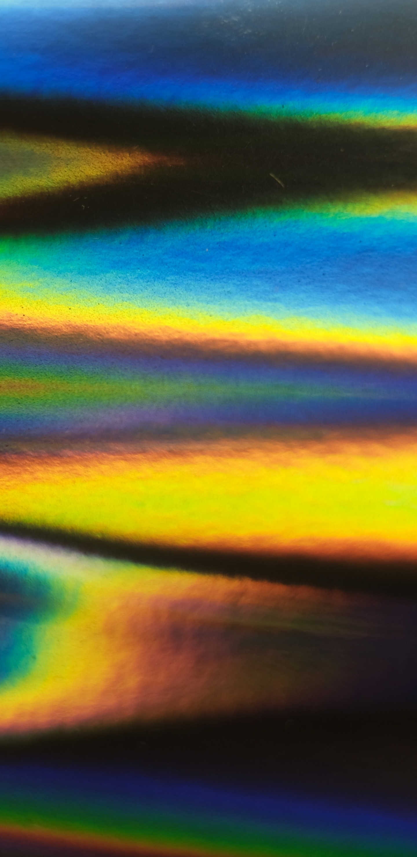 Pintura Abstracta Azul Amarillo y Verde. Wallpaper in 1440x2960 Resolution