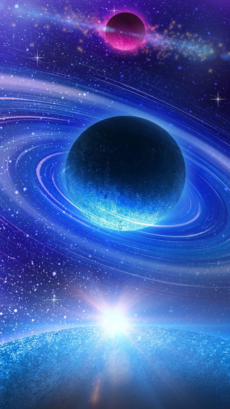 外层空间, 宇宙, 空间, 气氛, 圆圈 壁纸 750x1334 允许