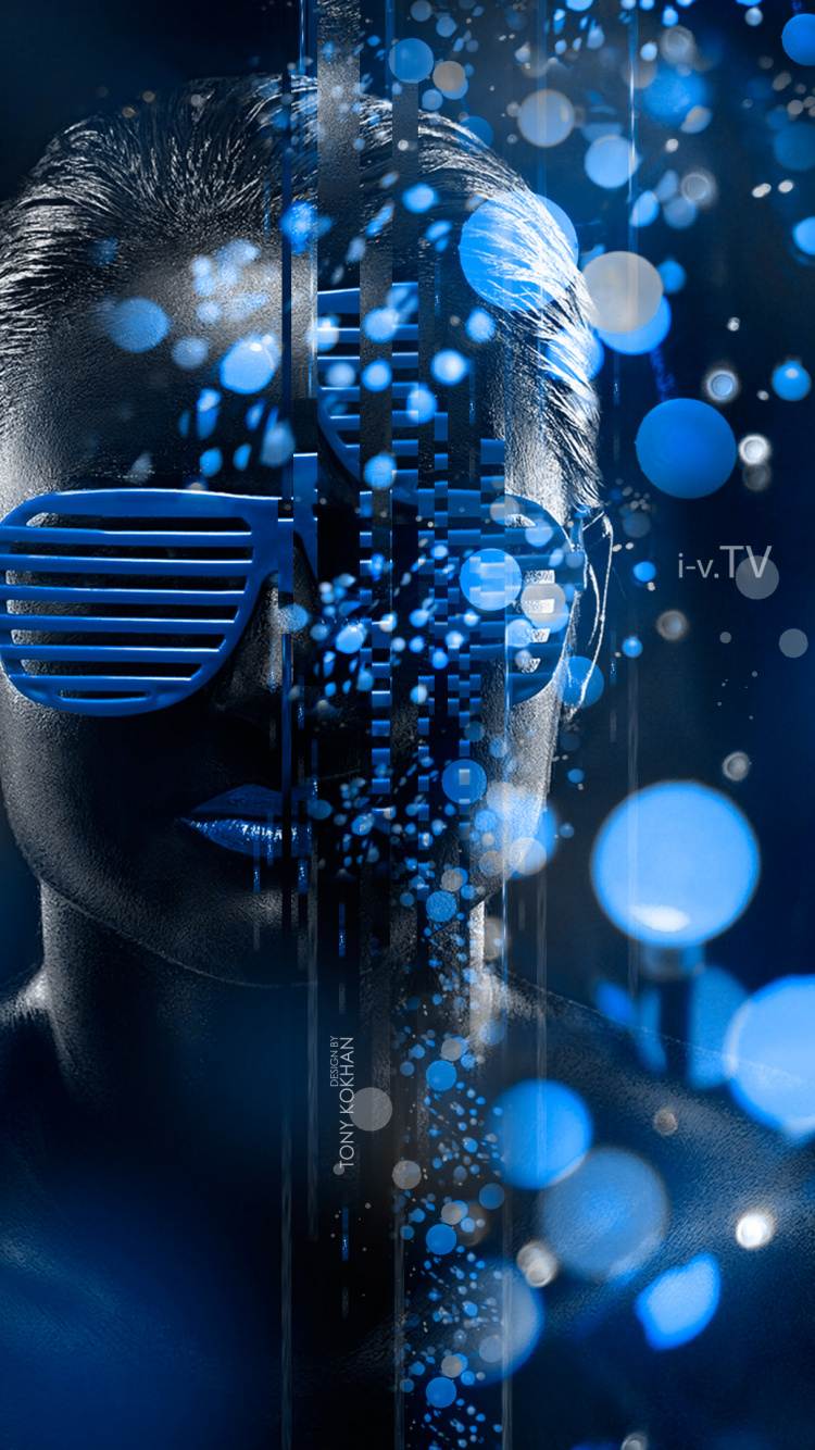 la Deep House, Maison de la Musique, Techno, Tech House, Blue. Wallpaper in 750x1334 Resolution