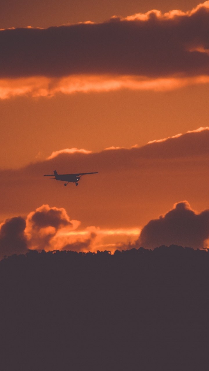 Flug, Afterglow, Cloud, Sonnenuntergang, Sonnenaufgang. Wallpaper in 720x1280 Resolution