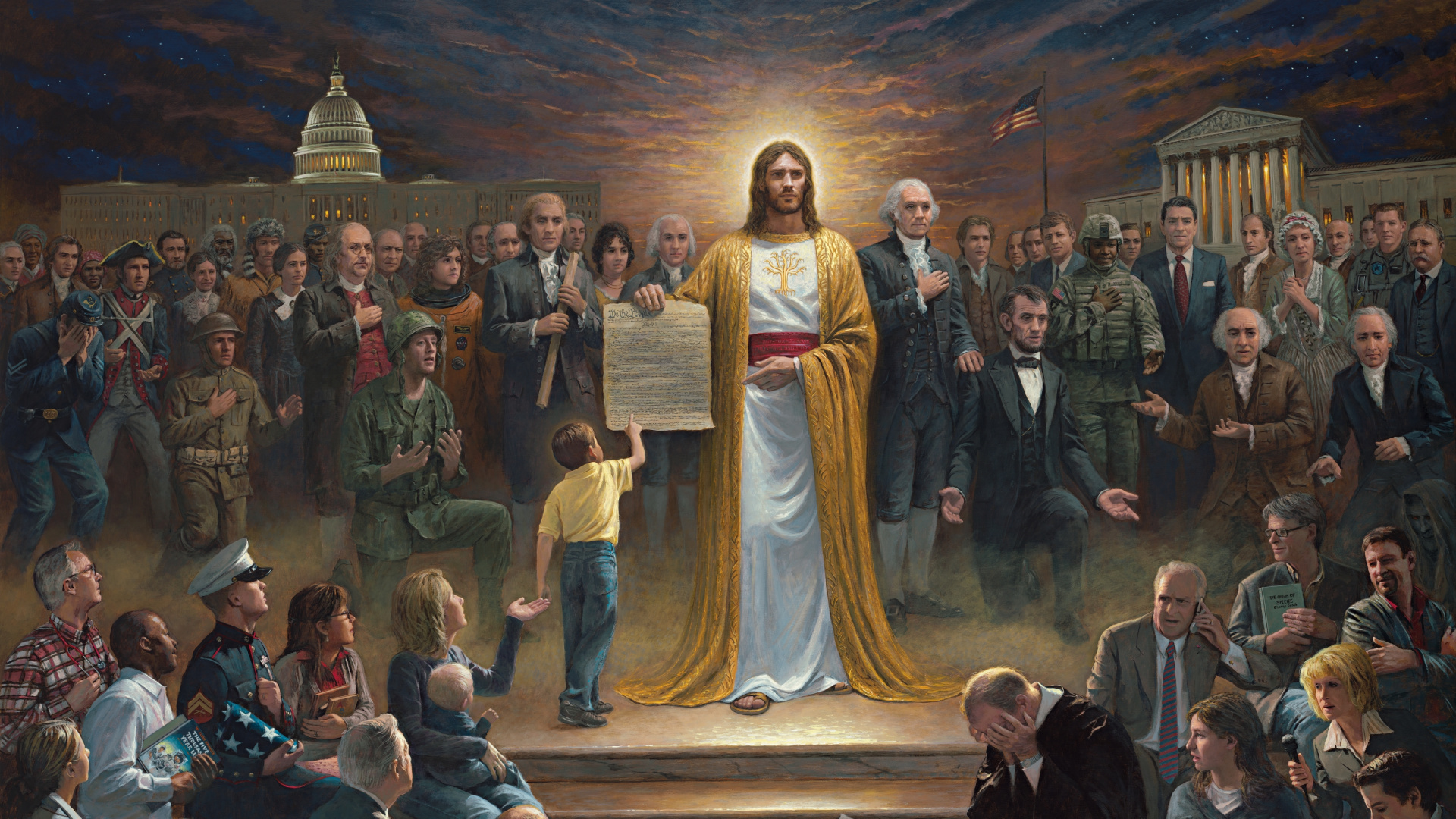 Painting, Art, Canvas, Fashion, Worship. Wallpaper in 1920x1080 Resolution