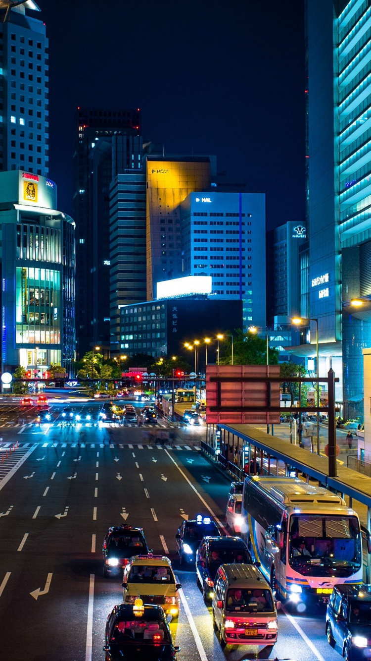 大坂, 城市, 大都会, 城市景观, 里程碑 壁纸 750x1334 允许