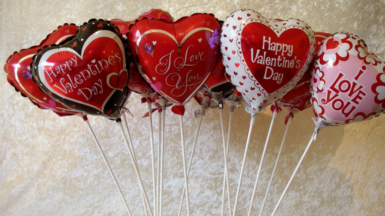 le Jour de Valentines, le 14 Février, Cœur, Amour, Souhait. Wallpaper in 1280x720 Resolution